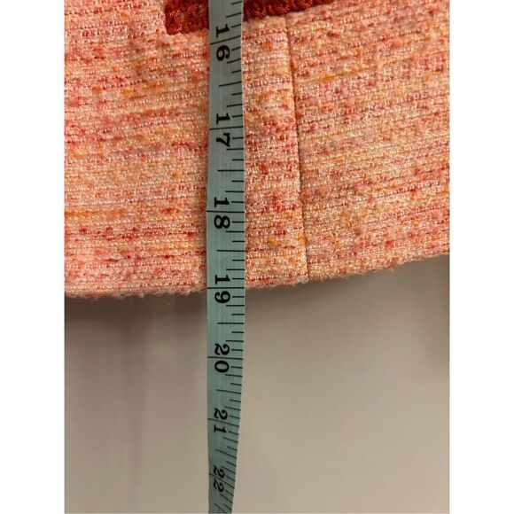 Antonio Melani Tweed jacket peachy mix size 0 preppy, academia - Picture 6 of 10